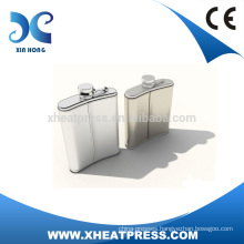 stainless steel mini hip flask for heat transfer